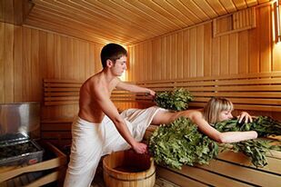 bainua eta sauna potentzia lortzeko